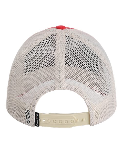 Imperial X240M The Gambit Mesh Back Cap - Nantucket Red/ Stone - back