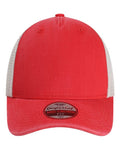 Imperial X240M The Gambit Mesh Back Cap - Nantucket Red/ Stone - front