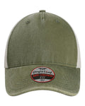 Imperial X240M The Gambit Mesh Back Cap - Olive Green/ Stone - front