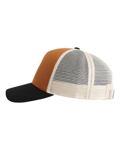 Imperial 1287 North Country Trucker Cap - Buckthorn Brown/ Black/ Stone - side