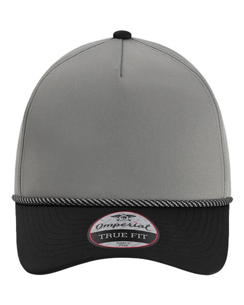Imperial 5054 The Wrightson Cap - Grey/ Black/ Black/ Grey - front
