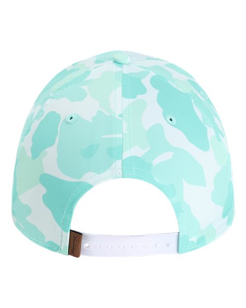 Imperial 5058 The Outtasite Cap - Frog Skin Camo Aqua - back