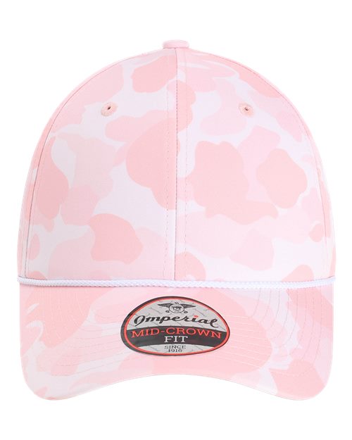 Imperial 5058 The Outtasite Cap - Frog Skin Camo Light Pink - front