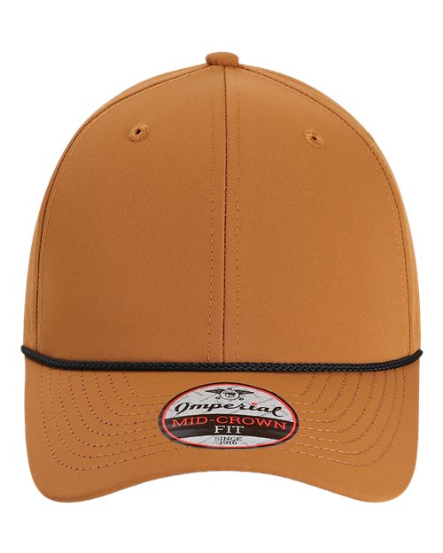 Imperial 7054 The Wingman Cap - Buckthorn Brown/ Black - front