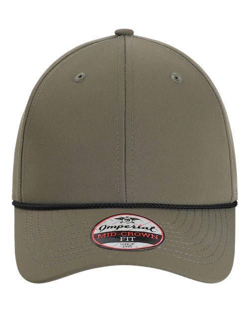Imperial 7054 The Wingman Cap - Olive Green/ Black - front