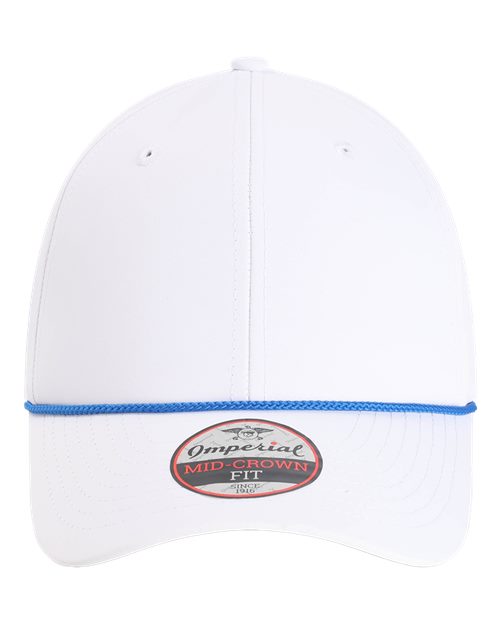 Imperial 7054 The Wingman Cap - White/ Royal - front