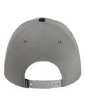 Imperial 7054 The Wingman Cap - Grey/ Black/ Black/ Grey - back