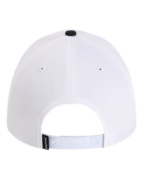 Imperial 7054 The Wingman Cap - White/ Black/ Black/ White - back