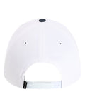 Imperial 7054 The Wingman Cap - White/ Navy/ Navy/ Red/ White - back