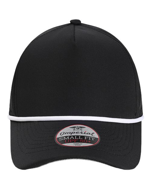 Imperial L5059 The Corral Cap - Black/ White - front