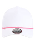 Imperial L5059 The Corral Cap - White/ Hot Pink - front