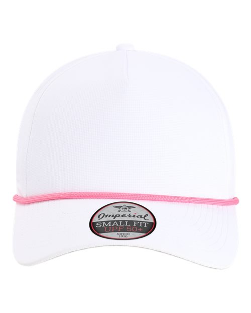 Imperial L5059 The Corral Cap - White/ Hot Pink - front