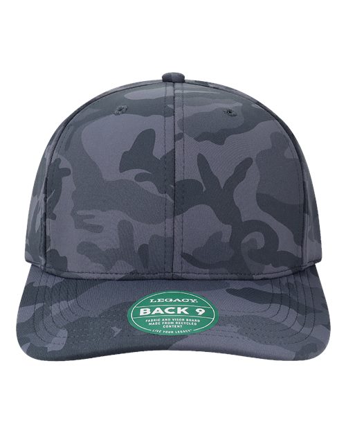 LEGACY B9A Back Nine Cap - Midnight Camo - front