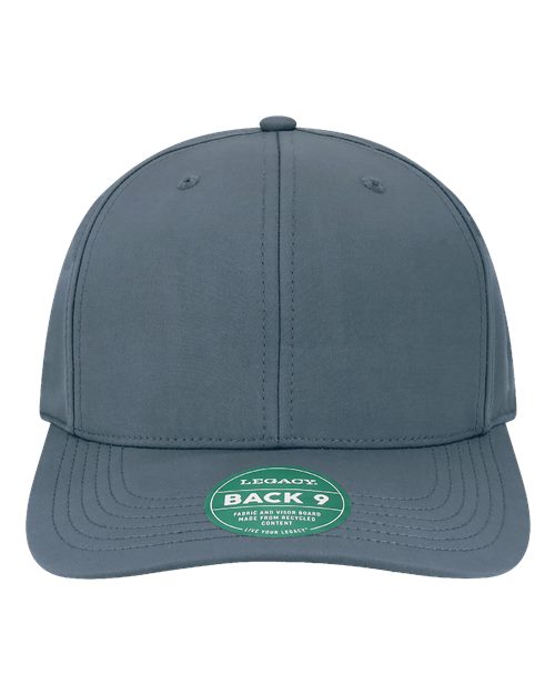 LEGACY B9A Back Nine Cap - Sea Blue - front