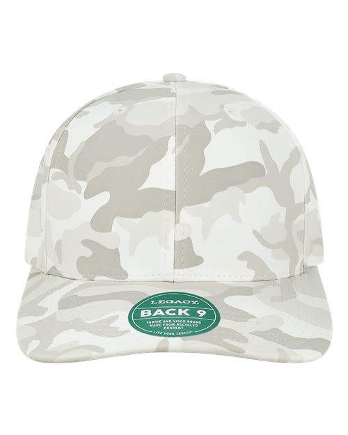 LEGACY B9A Back Nine Cap - Snow Camo - front