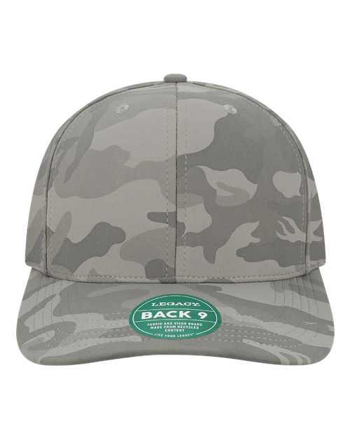 LEGACY B9A Back Nine Cap - Storm Camo - front