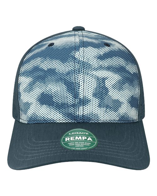 LEGACY REMPA Reclaim Mid-Pro Adjustable Cap - Navy Camo Dots - front