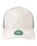 LEGACY REMPA Reclaim Mid-Pro Adjustable Cap - White Grey Topo - front