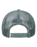LOCALE 5PTKR Printed Five-Panel Trucker Cap - Front Range/ Slate Blue Sarah D - back