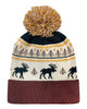 Fairisle Moose/ Brown