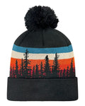 LOCALE GRNDSR Grand Recycled Beanie - Lodgepole/ Black - front
