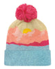 Mountain Morning Aqua/ Peach