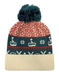 LOCALE GRNDSR Grand Recycled Beanie - Nordic Chairlift/ Beige - front