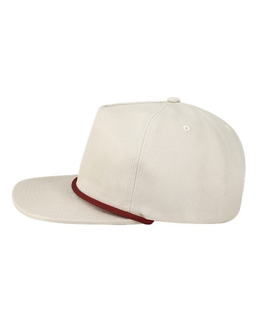 LOCALE WILSON Five-Panel Rope Cap - Cream - side