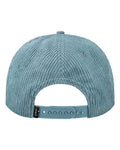 LOCALE WILSON Five-Panel Rope Cap - Lake Blue Corduroy - back
