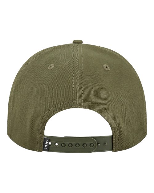 LOCALE WILSON Five-Panel Rope Cap - Olive Green - back