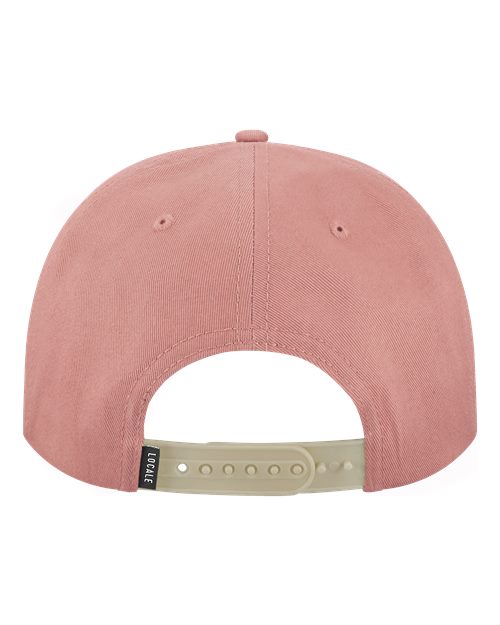 LOCALE WILSON Five-Panel Rope Cap - Rose/ Cream - back