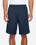Team 365 TT11SH Men's Zone Performance Shorts - Sport Dark Navy - model front