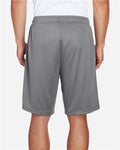 Team 365 TT11SH Men's Zone Performance Shorts - Sport Graphite - model back