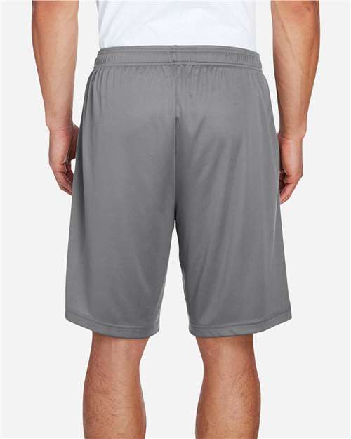 Team 365 TT11SH Men's Zone Performance Shorts - Sport Graphite - model back
