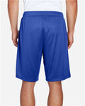 Team 365 TT11SH Men's Zone Performance Shorts - Sport Royal - model back