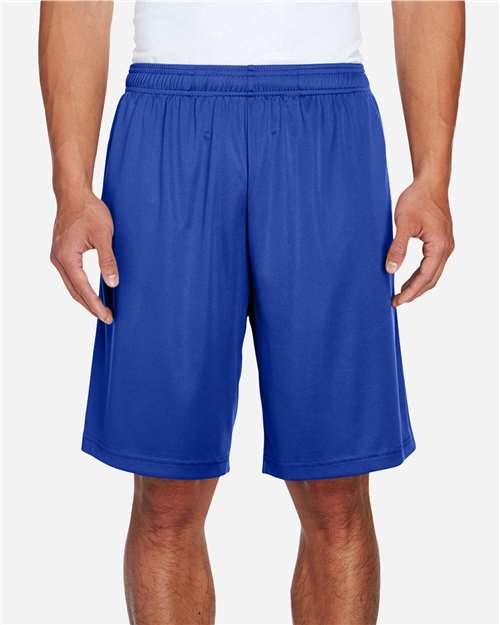 Team 365 TT11SH Men's Zone Performance Shorts - Sport Royal - model front