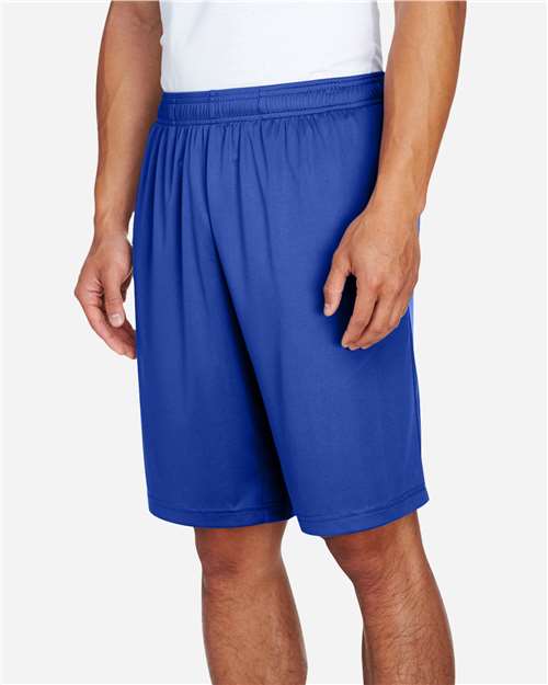 Team 365 TT11SH Men's Zone Performance Shorts - Sport Royal - model side