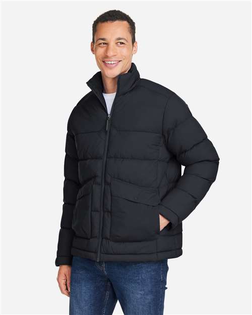 Core 365 CE720 Men's Inspire Puffer Jacket - Black - model side