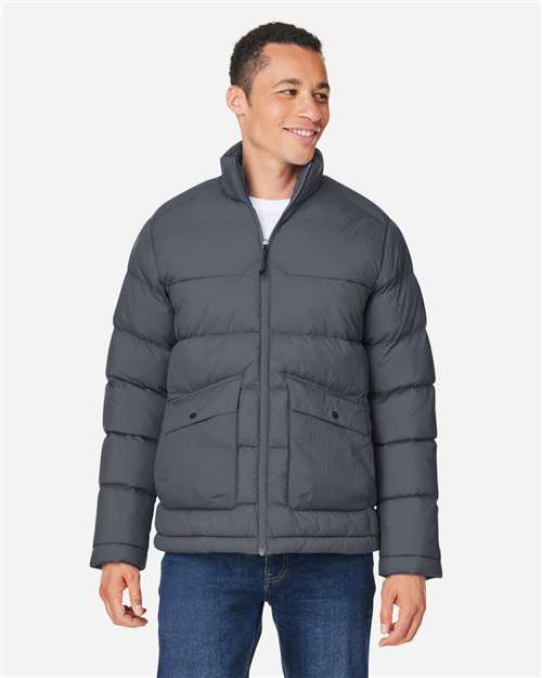Core 365 CE720 Men's Inspire Puffer Jacket - Carbon - model front