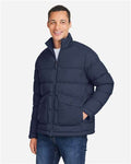 Core 365 CE720 Men's Inspire Puffer Jacket - Classic Navy - model side
