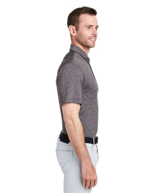 vineyard vines G011146 Men's Destin Stripe Sankaty Polo - Evening Sky - model side