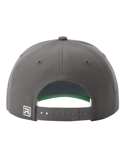 Richardson 512 Surge Snapback Cap - Charcoal - back