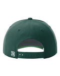 Richardson 512 Surge Snapback Cap - Dark Green - back