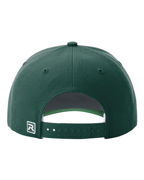 Richardson 512 Surge Snapback Cap - Dark Green - back
