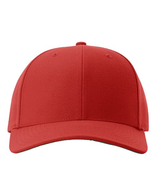 Richardson 512 Surge Snapback Cap - Red - front
