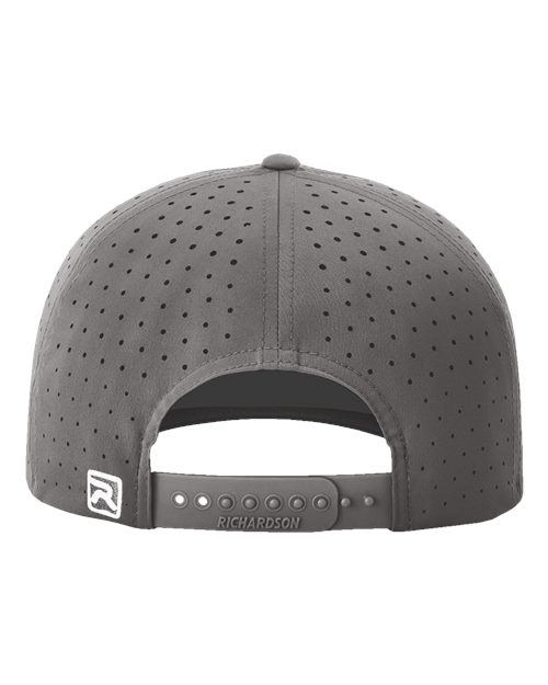 Richardson 632 Laser Perf R-Flex Cap - Charcoal - back