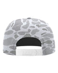 Richardson 256P Printed Umpqua Gramps Cap - Blizzard Duck Camo/ White - back