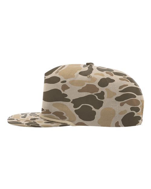 Richardson 256P Printed Umpqua Gramps Cap - Harvest Duck Camo/ Light Brown - side