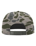 Richardson 256P Printed Umpqua Gramps Cap - Marsh Duck Camo/ Olive Green - back