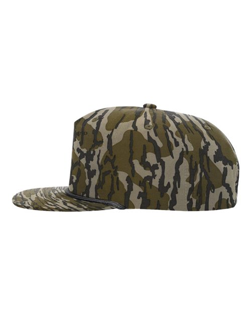 Richardson 256P Printed Umpqua Gramps Cap - Mossy Oak Bottomland/ Black - side